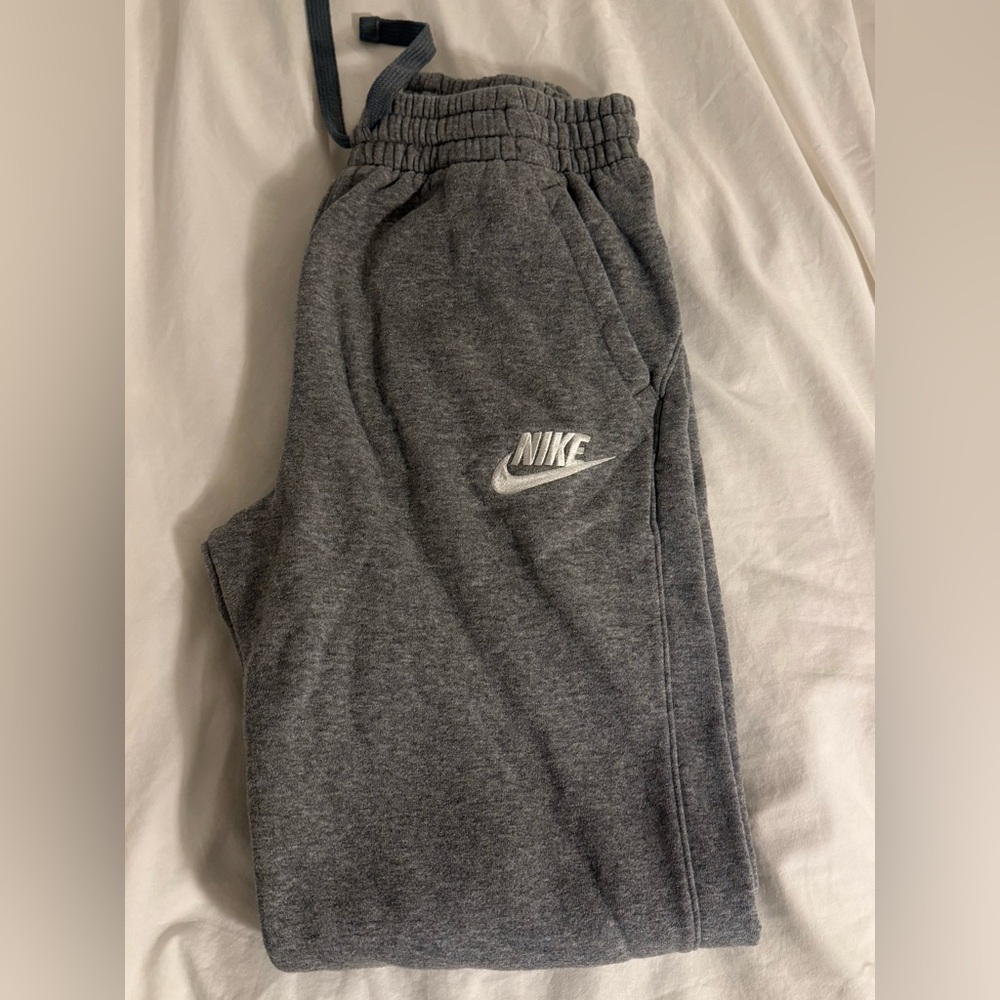 Nike Kids Gray Sweatpants - Comfortable Everyday Bottoms